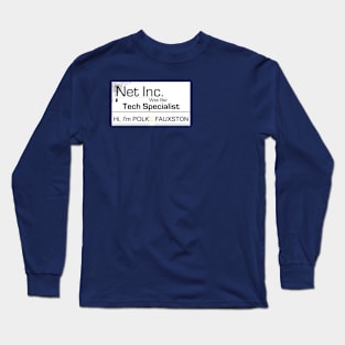 Polk's Nametag Long Sleeve T-Shirt